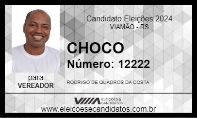 Candidato CHOCO 2024 - VIAMÃO - Eleições