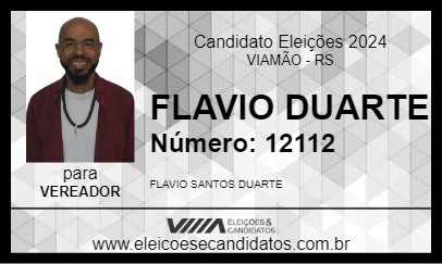 Candidato FLAVIO DUARTE 2024 - VIAMÃO - Eleições