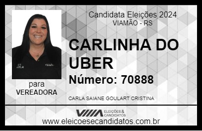 Candidato CARLINHA DO UBER 2024 - VIAMÃO - Eleições