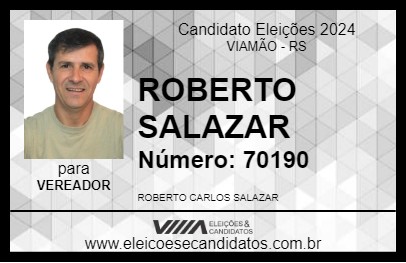 Candidato ROBERTO SALAZAR 2024 - VIAMÃO - Eleições