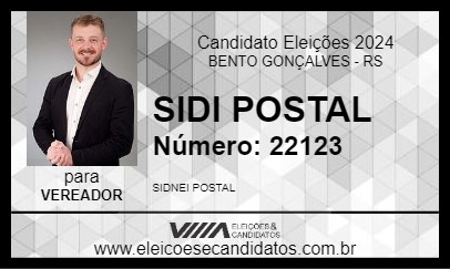 Candidato SIDI POSTAL 2024 - BENTO GONÇALVES - Eleições