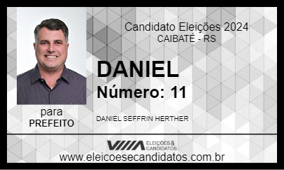 Candidato DANIEL 2024 - CAIBATÉ - Eleições