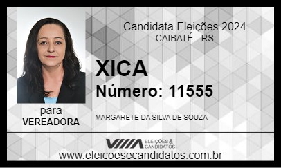 Candidato XICA 2024 - CAIBATÉ - Eleições