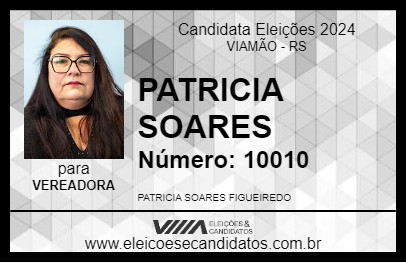 Candidato PATRICIA SOARES 2024 - VIAMÃO - Eleições