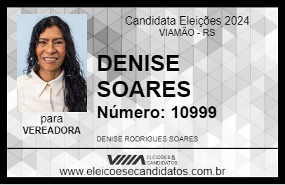 Candidato DENISE SOARES 2024 - VIAMÃO - Eleições