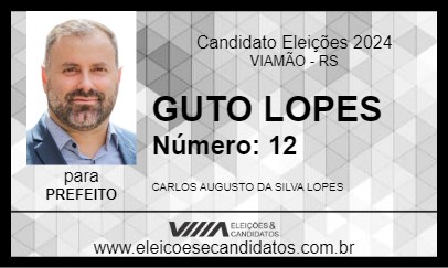 Candidato GUTO LOPES 2024 - VIAMÃO - Eleições