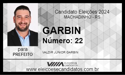 Candidato GARBIN 2024 - MACHADINHO - Eleições