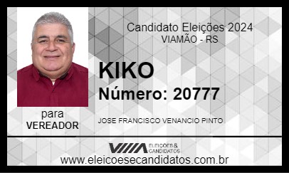 Candidato KIKO 2024 - VIAMÃO - Eleições