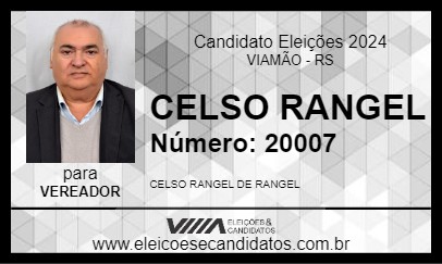 Candidato CELSO RANGEL 2024 - VIAMÃO - Eleições