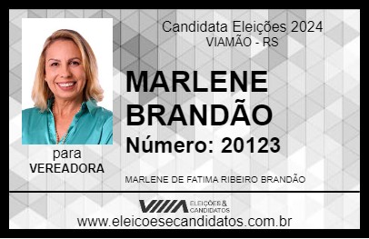 Candidato MARLENE BRANDÃO 2024 - VIAMÃO - Eleições