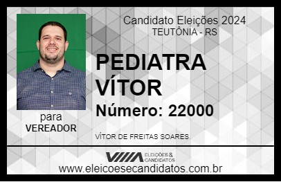 Candidato PEDIATRA VÍTOR 2024 - TEUTÔNIA - Eleições