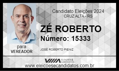 Candidato ZÉ ROBERTO 2024 - CRUZ ALTA - Eleições