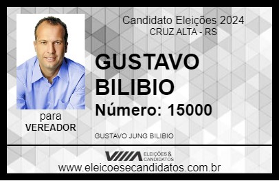 Candidato GUSTAVO BILIBIO 2024 - CRUZ ALTA - Eleições