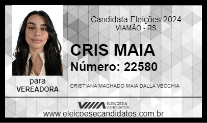 Candidato CRIS MAIA 2024 - VIAMÃO - Eleições