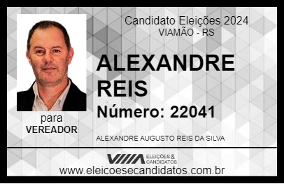 Candidato ALEXANDRE REIS 2024 - VIAMÃO - Eleições