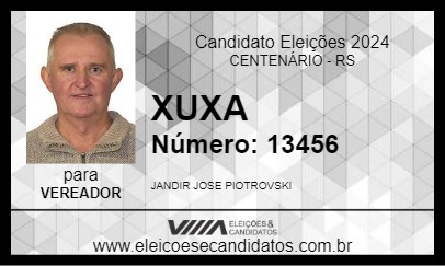 Candidato XUXA 2024 - CENTENÁRIO - Eleições