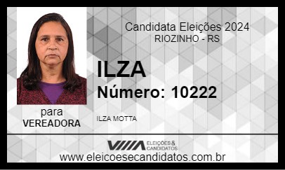 Candidato ILZA 2024 - RIOZINHO - Eleições