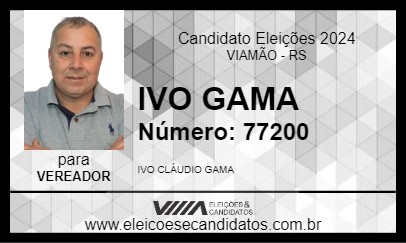 Candidato IVO BARBEIRO 2024 - VIAMÃO - Eleições