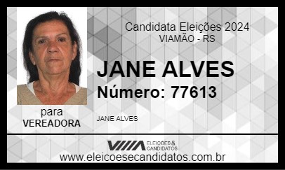 Candidato JANE ALVES 2024 - VIAMÃO - Eleições