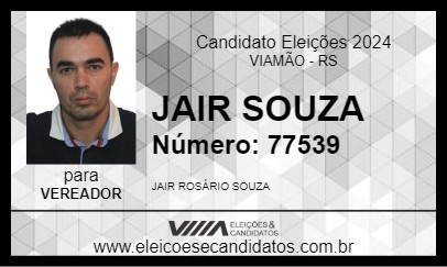 Candidato JAIR SOUZA 2024 - VIAMÃO - Eleições