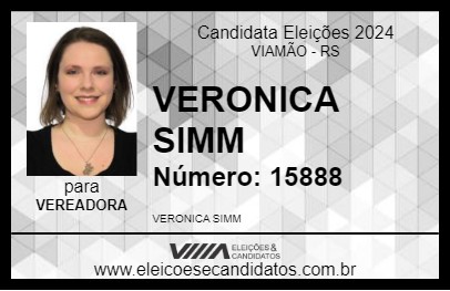 Candidato VERONICA SIMM 2024 - VIAMÃO - Eleições