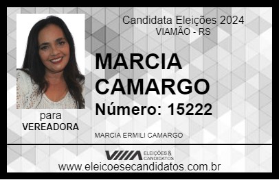 Candidato MARCIA CAMARGO 2024 - VIAMÃO - Eleições