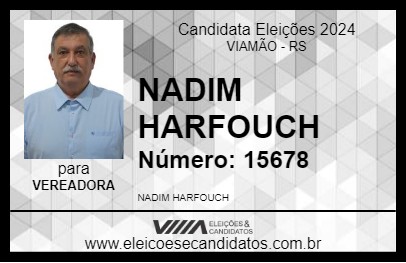 Candidato NADIM HARFOUCHE 2024 - VIAMÃO - Eleições