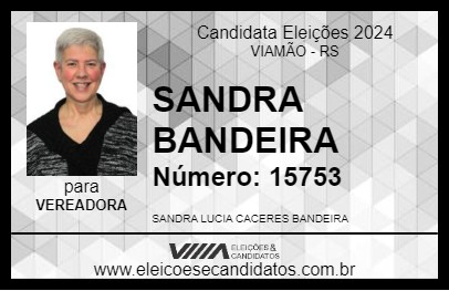 Candidato SANDRA BANDEIRA 2024 - VIAMÃO - Eleições