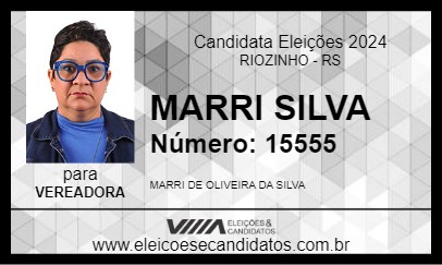 Candidato MARRI SILVA 2024 - RIOZINHO - Eleições