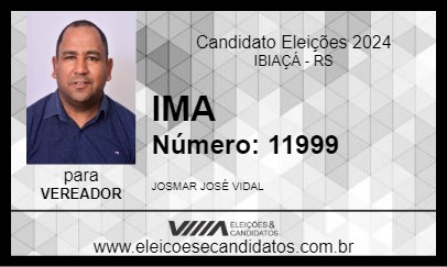 Candidato IMA 2024 - IBIAÇÁ - Eleições