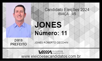 Candidato JONES 2024 - IBIAÇÁ - Eleições