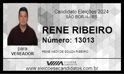 Candidato RENE RIBEIRO 2024 - SÃO BORJA - Eleições