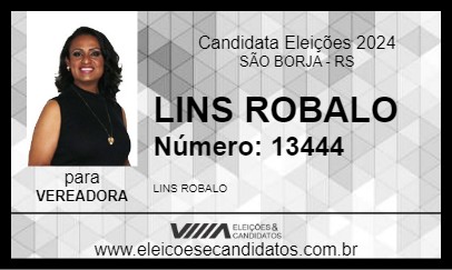 Candidato LINS ROBALO 2024 - SÃO BORJA - Eleições