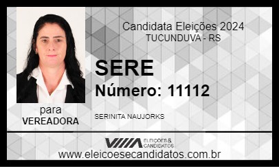 Candidato SERE 2024 - TUCUNDUVA - Eleições