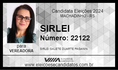 Candidato SIRLEI 2024 - MACHADINHO - Eleições