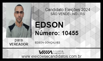 Candidato EDSON 2024 - SÃO VENDELINO - Eleições