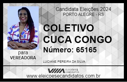 Candidato COLETIVO CUCA CONGO 2024 - PORTO ALEGRE - Eleições