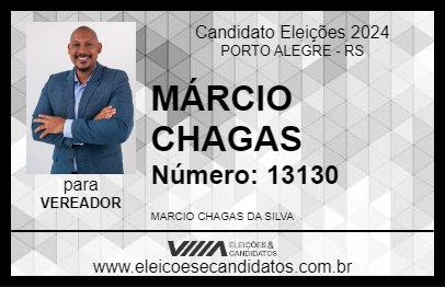 Candidato MÁRCIO CHAGAS 2024 - PORTO ALEGRE - Eleições