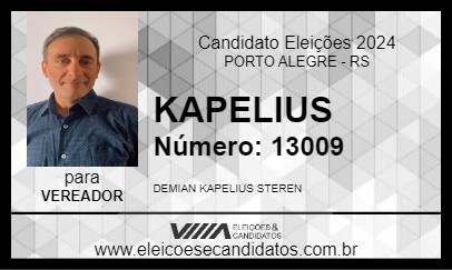 Candidato KAPELIUS 2024 - PORTO ALEGRE - Eleições