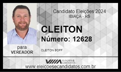 Candidato CLEITON 2024 - IBIAÇÁ - Eleições