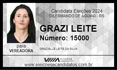 Candidato GRAZI LEITE 2024 - DILERMANDO DE AGUIAR - Eleições