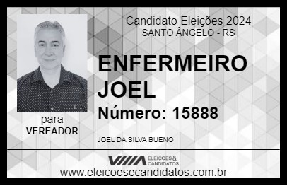 Candidato ENFERMEIRO JOEL 2024 - SANTO ÂNGELO - Eleições