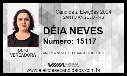 Candidato DÉIA NEVES 2024 - SANTO ÂNGELO - Eleições