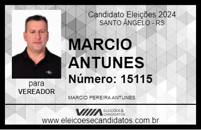 Candidato MARCIO ANTUNES 2024 - SANTO ÂNGELO - Eleições