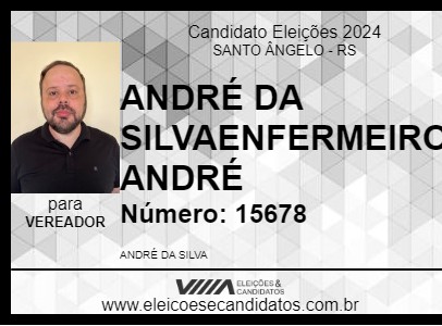 Candidato ENFERMEIRO ANDRÉ 2024 - SANTO ÂNGELO - Eleições