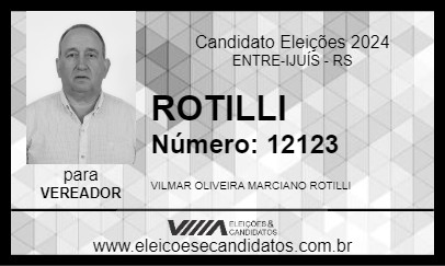 Candidato ROTILLI 2024 - ENTRE-IJUÍS - Eleições