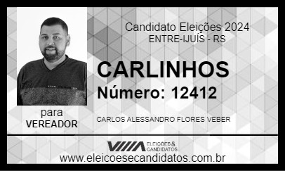 Candidato CARLINHOS 2024 - ENTRE-IJUÍS - Eleições