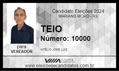 Candidato TEIO 2024 - MARIANO MORO - Eleições