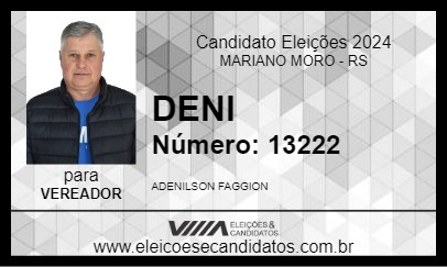 Candidato DENI 2024 - MARIANO MORO - Eleições