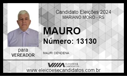 Candidato MAURO 2024 - MARIANO MORO - Eleições